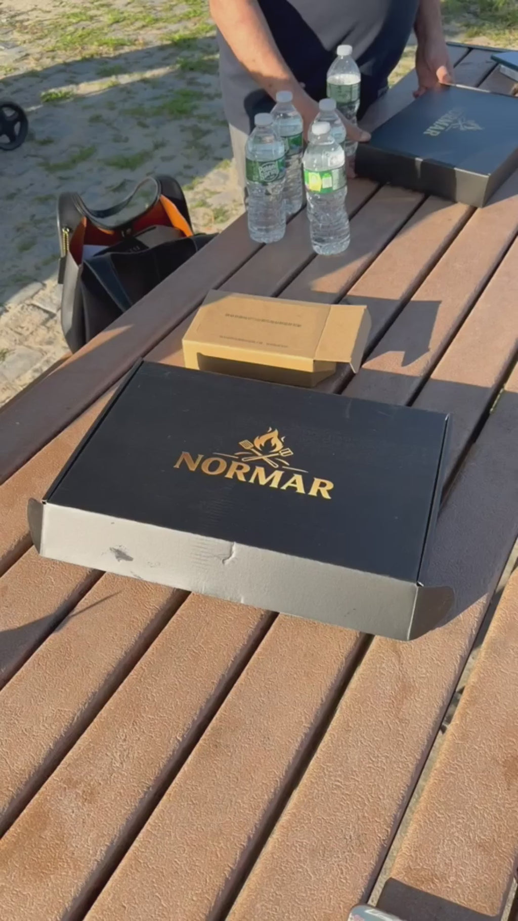 NORMAR BBQ Portable Grill & Picnic Set
